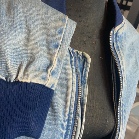 Denim Zip Up Jacket - Picture 7 of 8